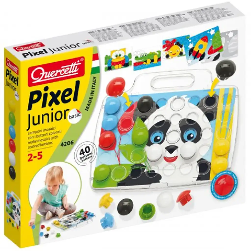 imagen de Quercetti: Pixel Junior Basic bebé gigante de puntos 1