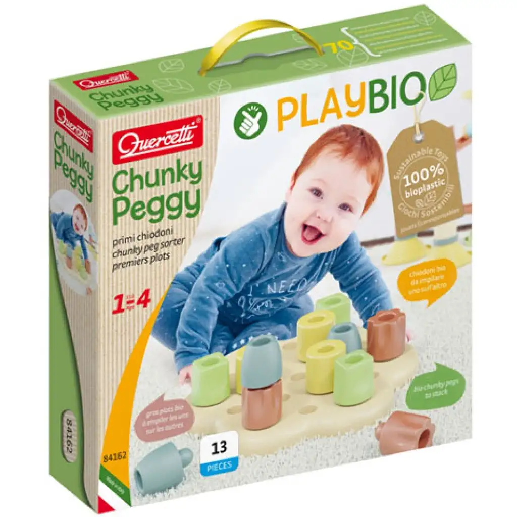 imagen de Quercetti: Play Bio Chunky bolitas 13db-os 1