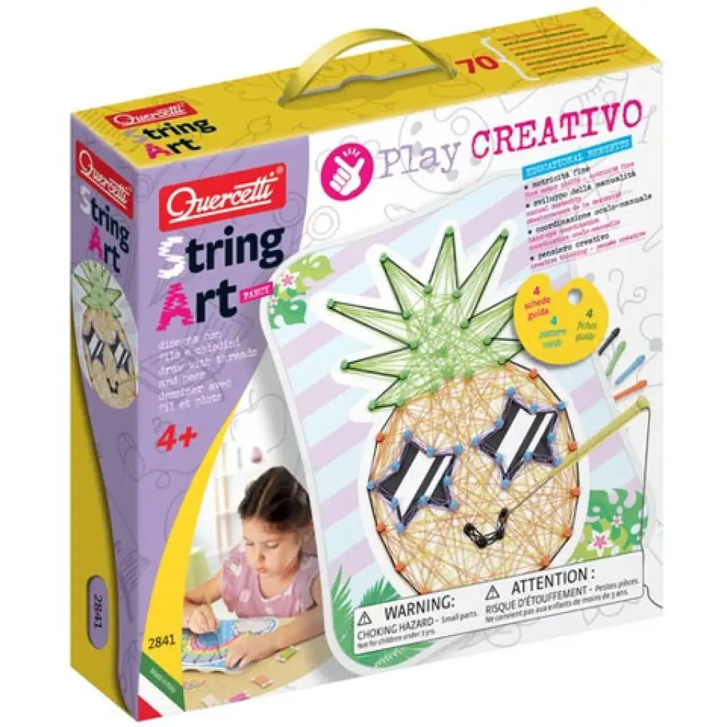 imagen de Quercetti: Play Creativo String Art juego creativo divertido 1