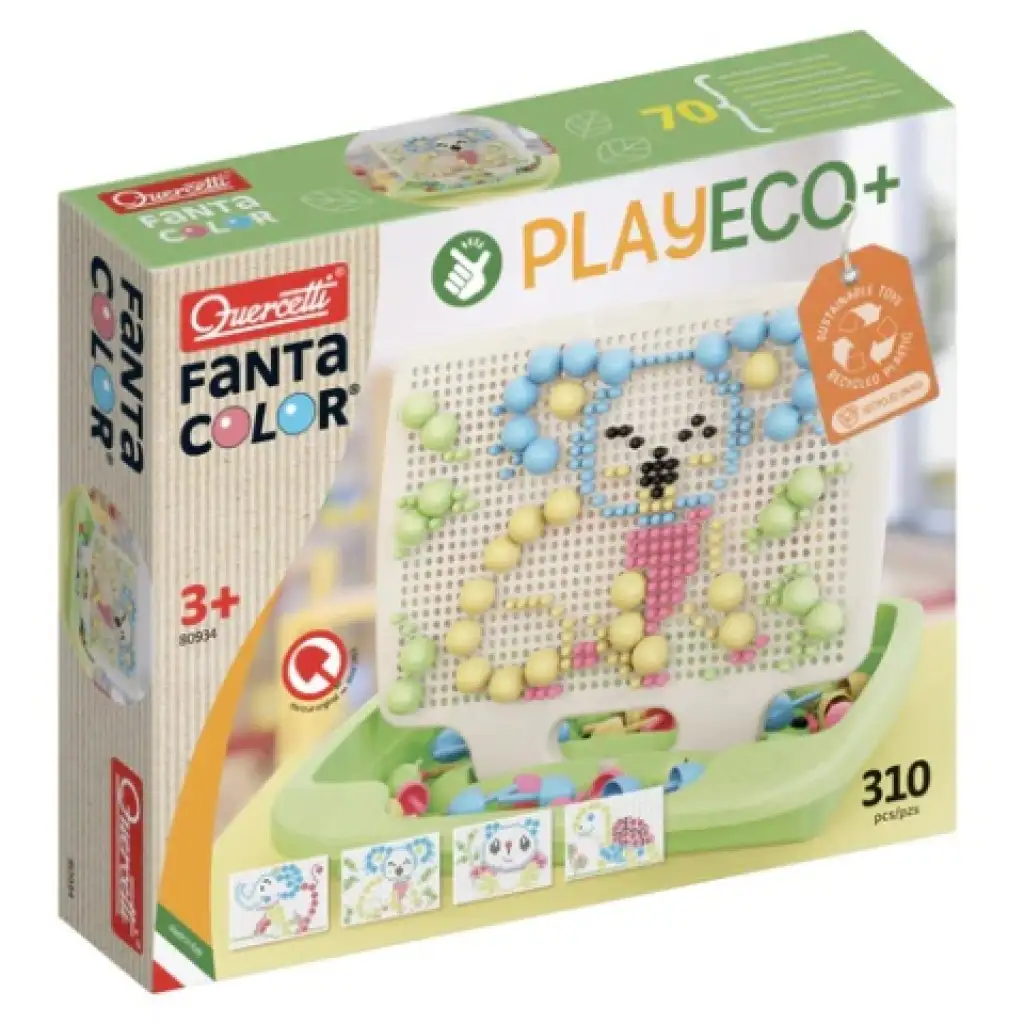 imagen de Quercetti: Play Eco Fanta Color set de puntos de 310 piezas 1