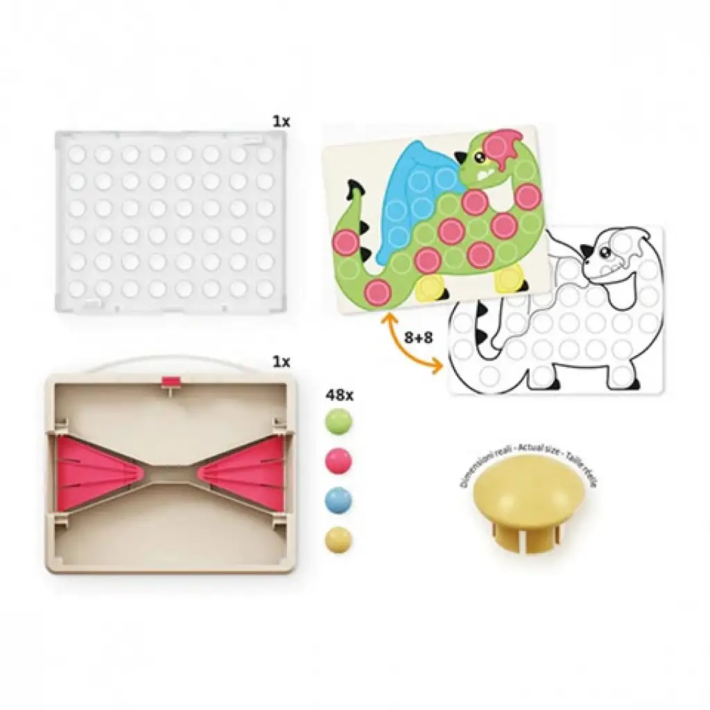 imagen de Quercetti: Play Eco Fantacolor junior set de puntos 58 piezas 4