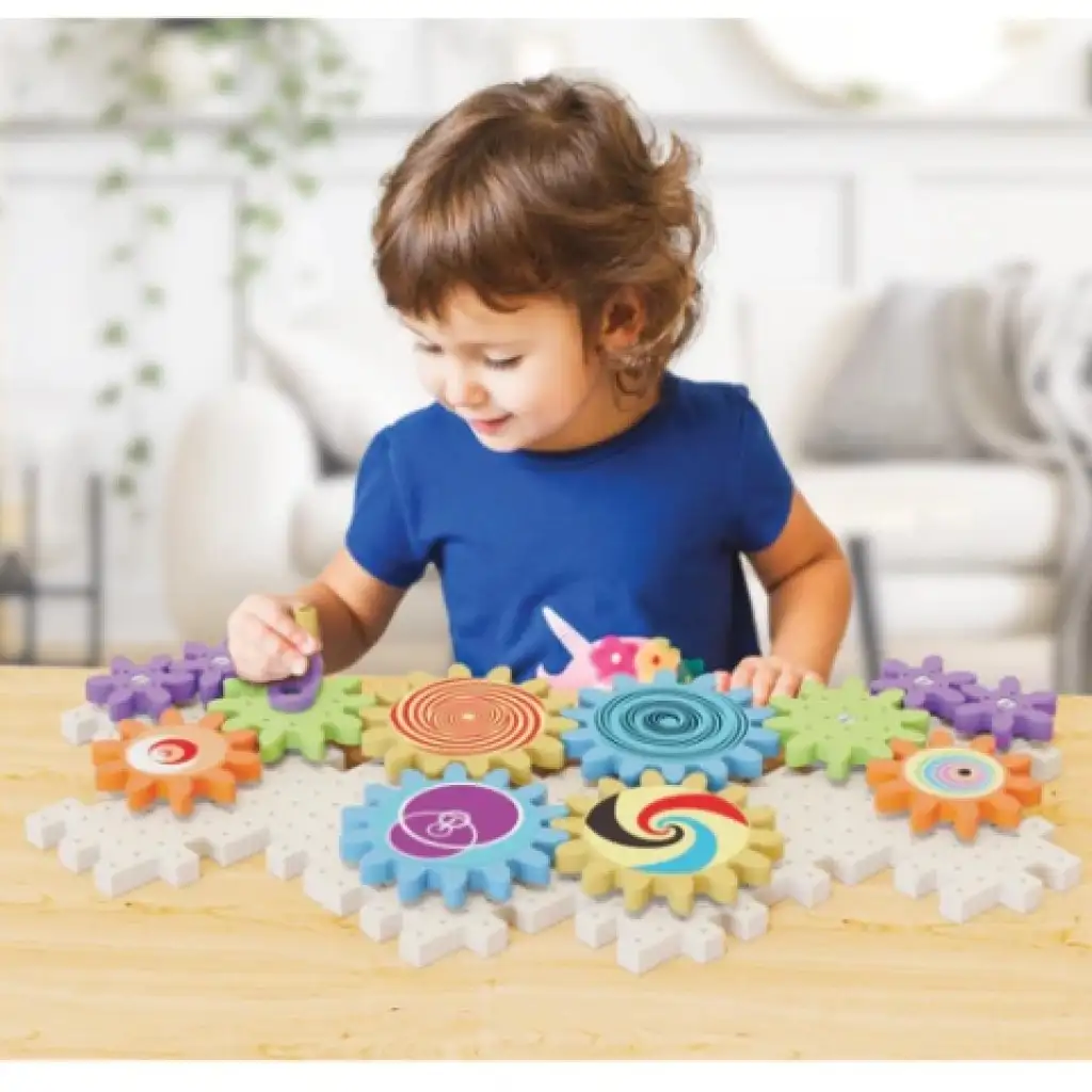 imagen de Quercetti: Play Eco Kaleido juego de engranajes 38 piezas 3