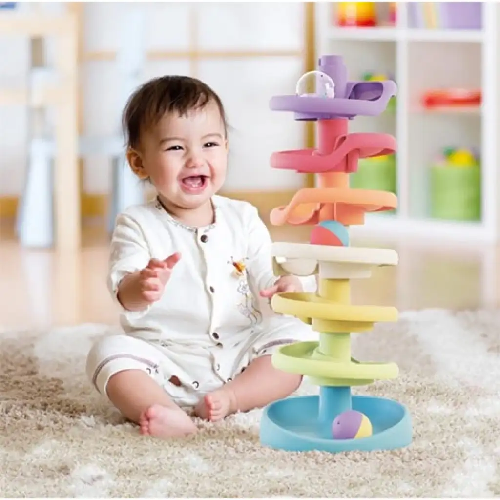 imagen de Quercetti: Play Eco Torre Espiral de Bolas para Bebés 2