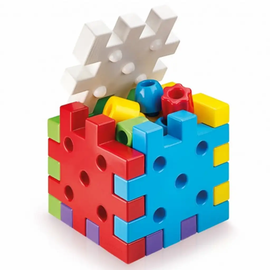 imagen de Quercetti: Qubó juego de construcción combinado de 19 piezas 2