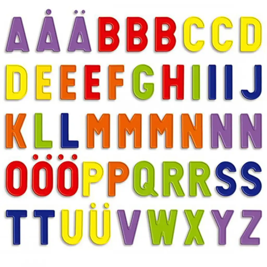 imagen de Quercetti: Set de letras mayúsculas magnéticas de 288 piezas 2