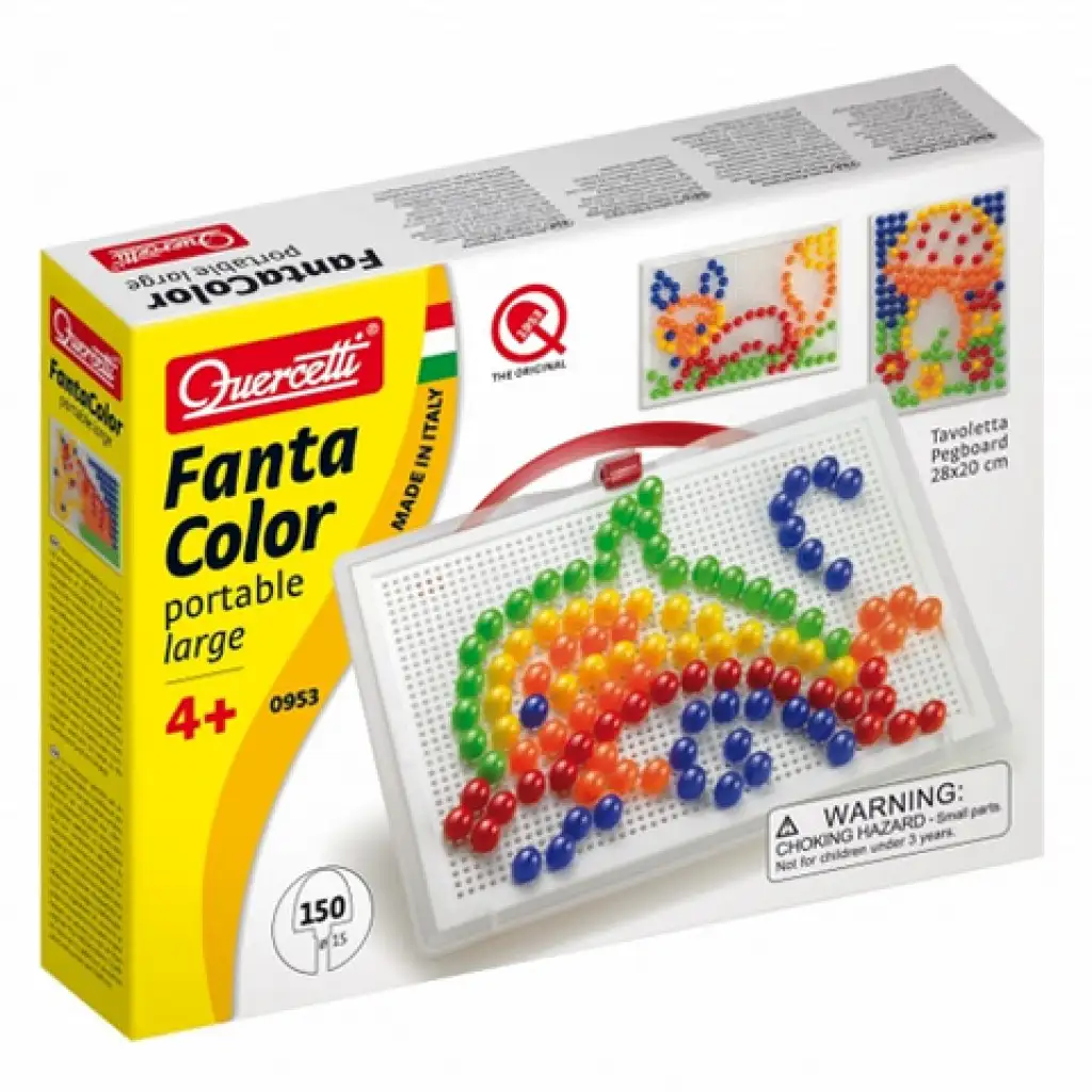 imagen de Quercetti: Set de puntos de colores delfín 150 piezas 1