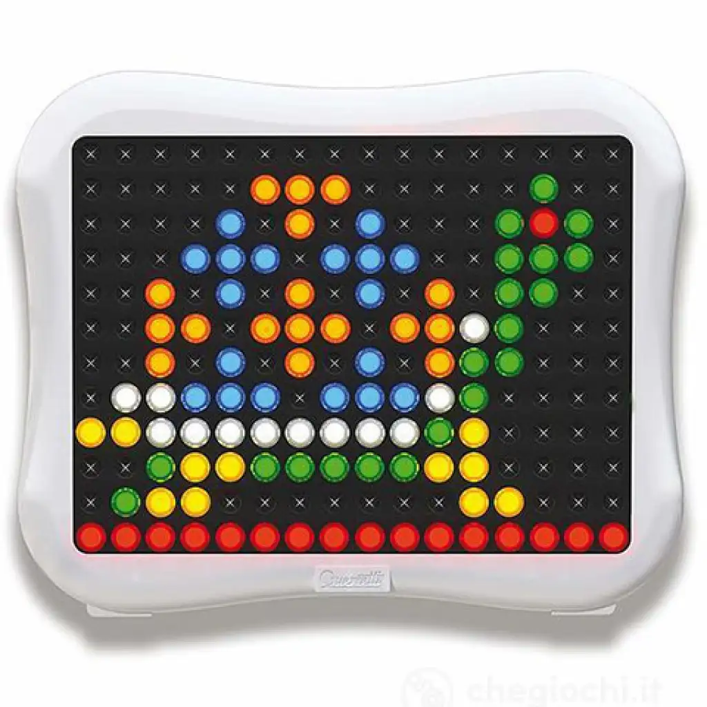imagen de Quercetti: Set de puntos de cristal luminosos Peg Brite de 122 piezas 3