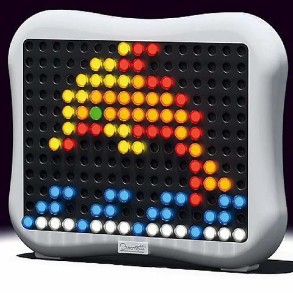 imagen de Quercetti: Set de puntos de cristal luminosos Peg Brite de 122 piezas 4