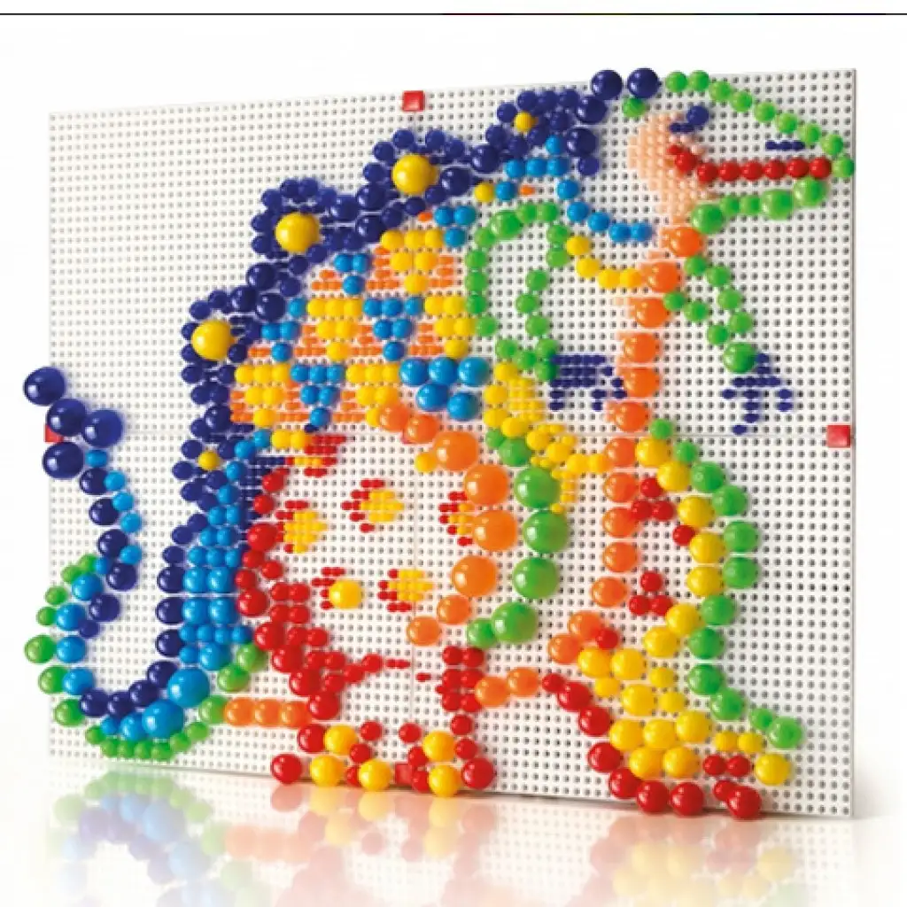 imagen de Quercetti: Set de puntos de dinosaurio de 600 piezas 2