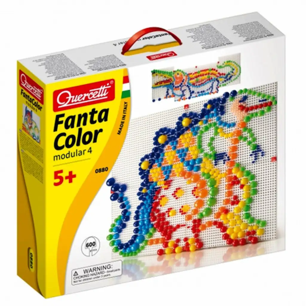 imagen de Quercetti: Set de puntos de dinosaurio de 600 piezas 1