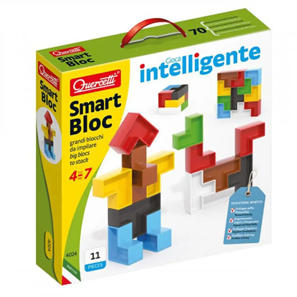 imagen de Quercetti: Smart Block juego de construcción educativo 11 piezas 1
