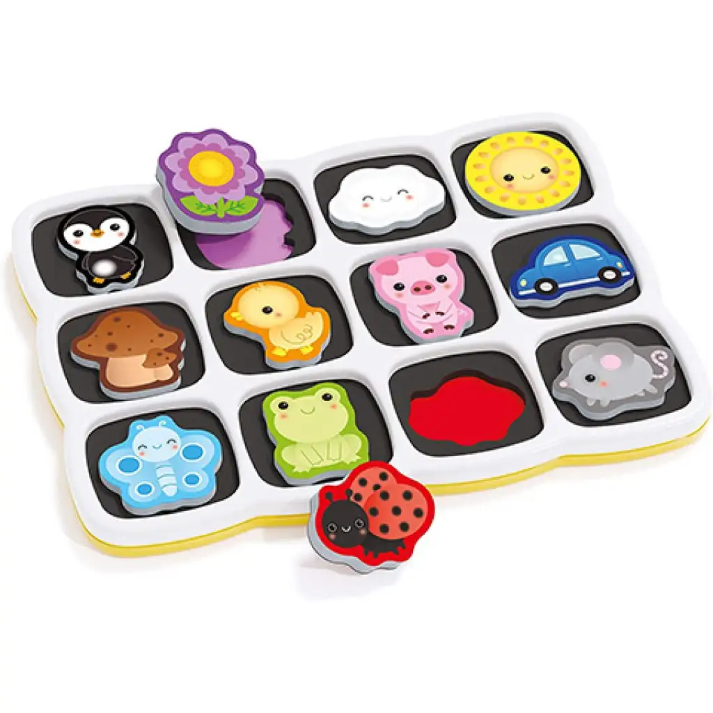imagen de Quercetti: Smart imanes puzzle Primeras palabras y colores 2