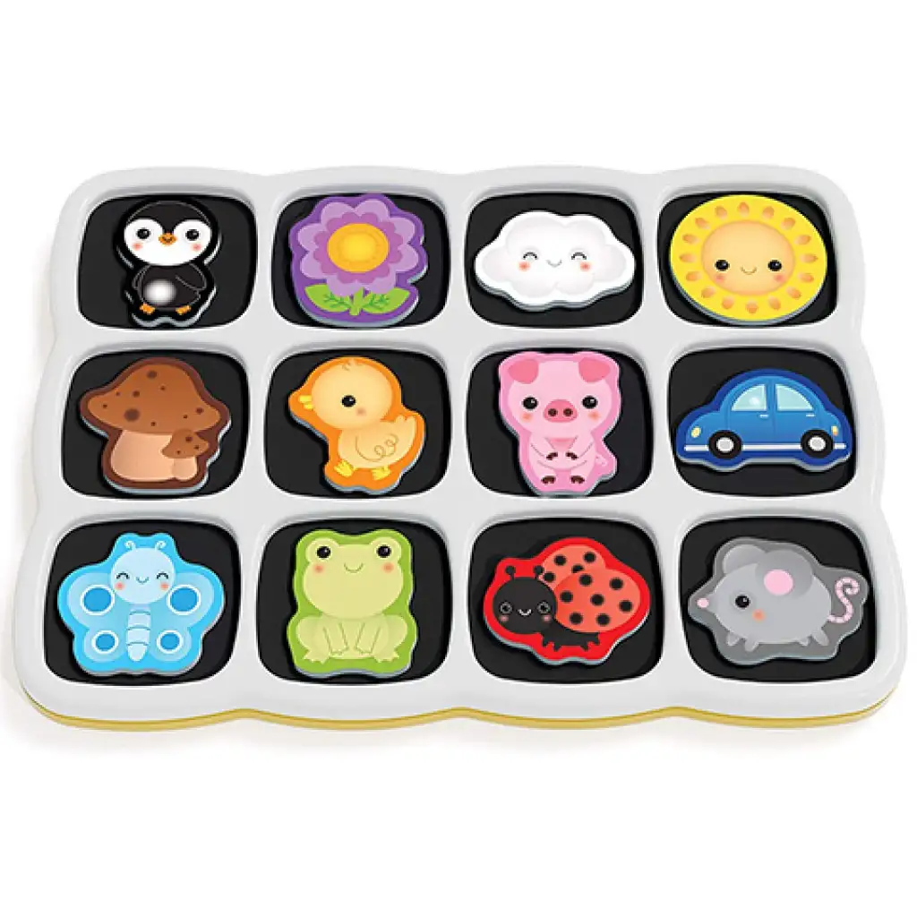 imagen de Quercetti: Smart imanes puzzle Primeras palabras y colores 4