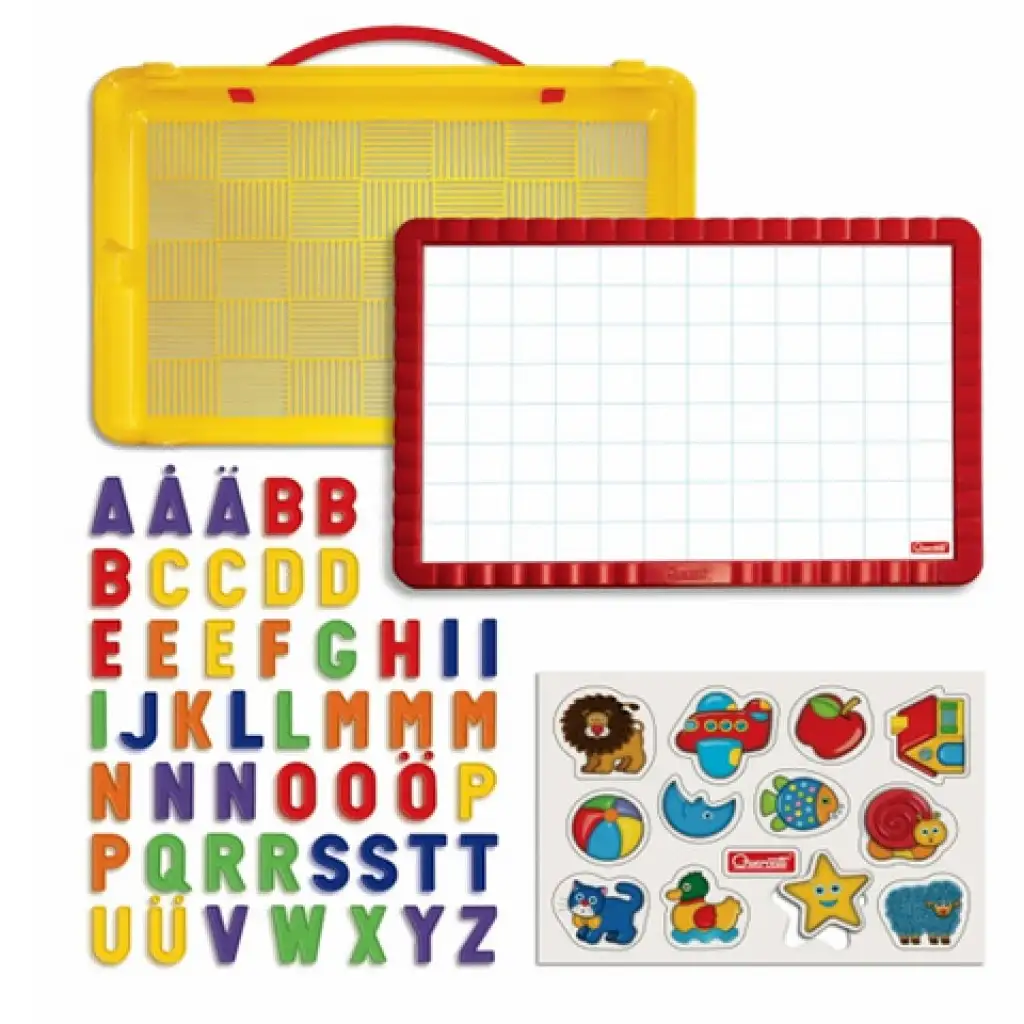 imagen de Quercetti: Tabla magnética con letras y formas 3
