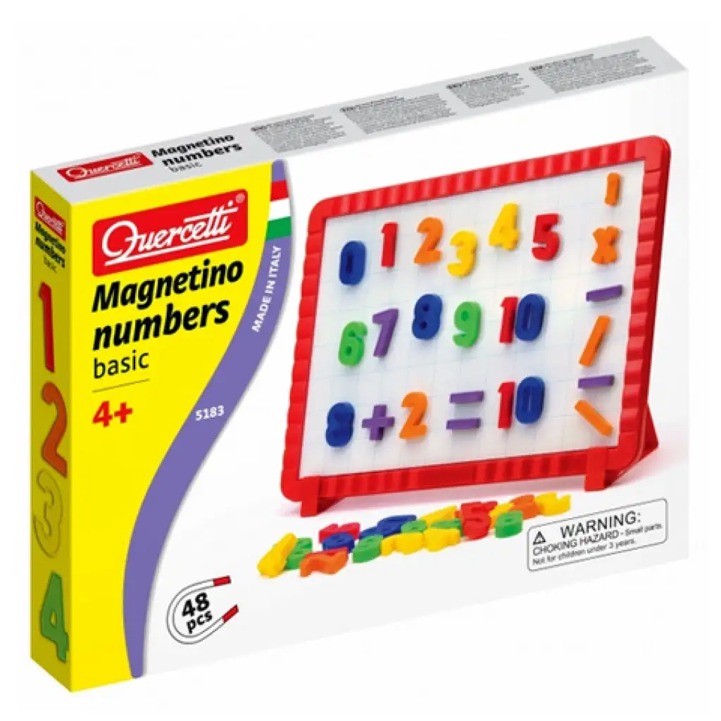 imagen de Quercetti: Tabla magnética con números de colores - 48 piezas 1