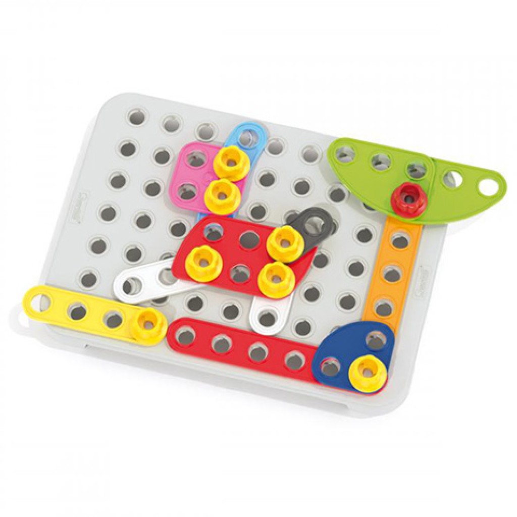 imagen de Quercetti: Tecno Jumbo kit de construcción para principiantes 52 piezas 2