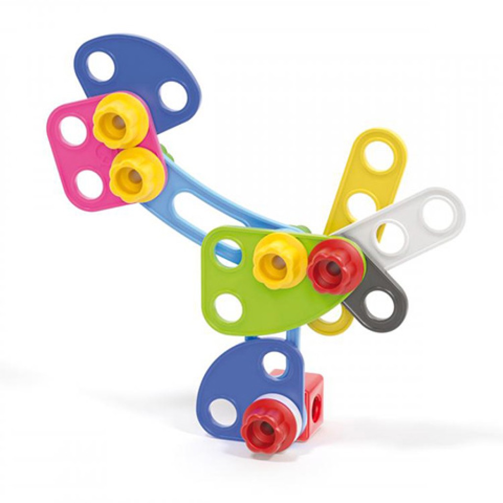 imagen de Quercetti: Tecno Jumbo kit de construcción para principiantes 52 piezas 4