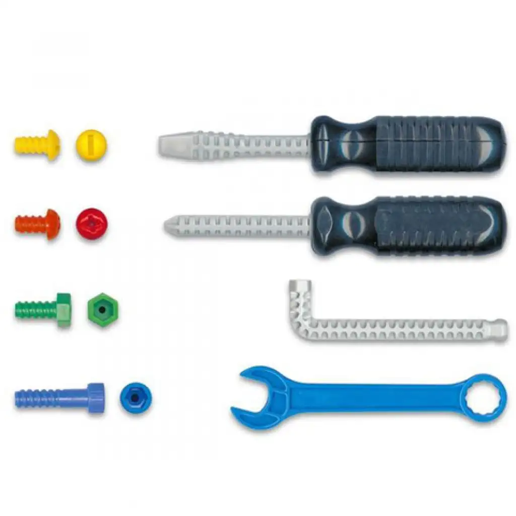 imagen de Quercetti: Tecno Toolbox juego de construcción de plástico 320 piezas 2