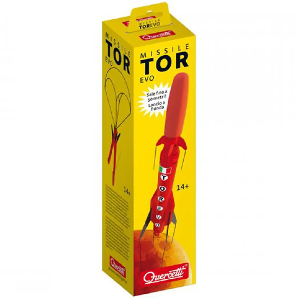 imagen de Quercetti: Tor Evo cohete rojo de juguete 1