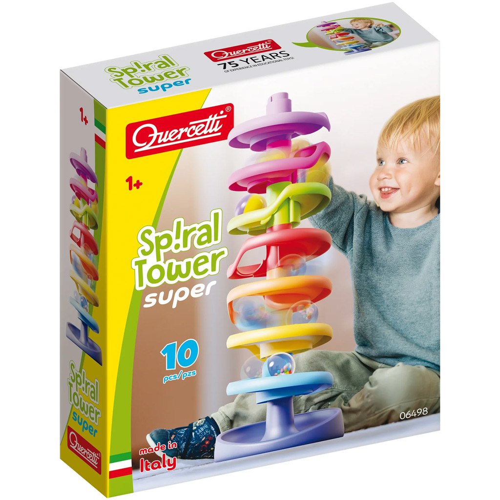 imagen de Quercetti: Torre espiral de canicas set de 10 piezas 1