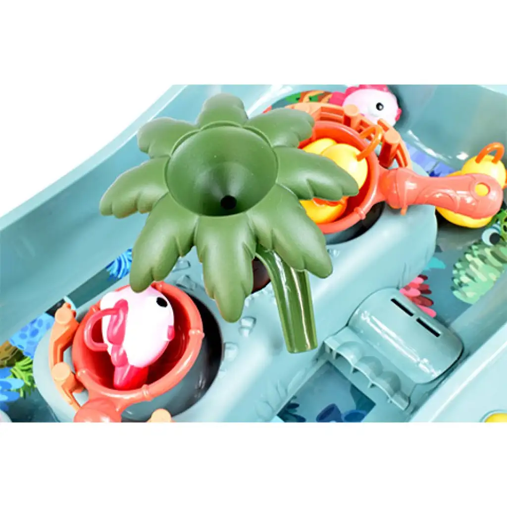imagen de ¿Quién es el mejor pescador? juego de pesca eléctrico con agua en circulación con sonido en dos versiones 4