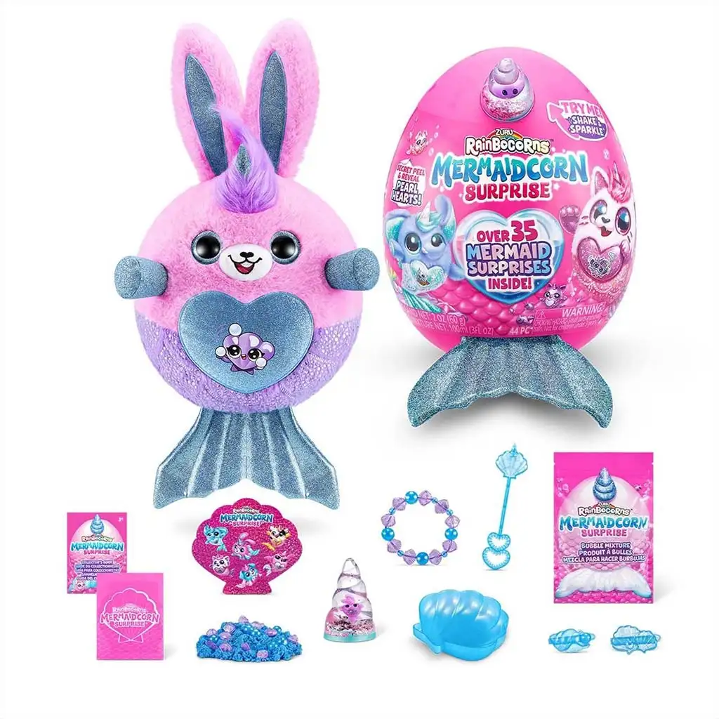 imagen de Rainbocorns: Mermaidcorn S5 Huevo sorpresa figura de peluche sellokornis en varias versiones 1ud 4
