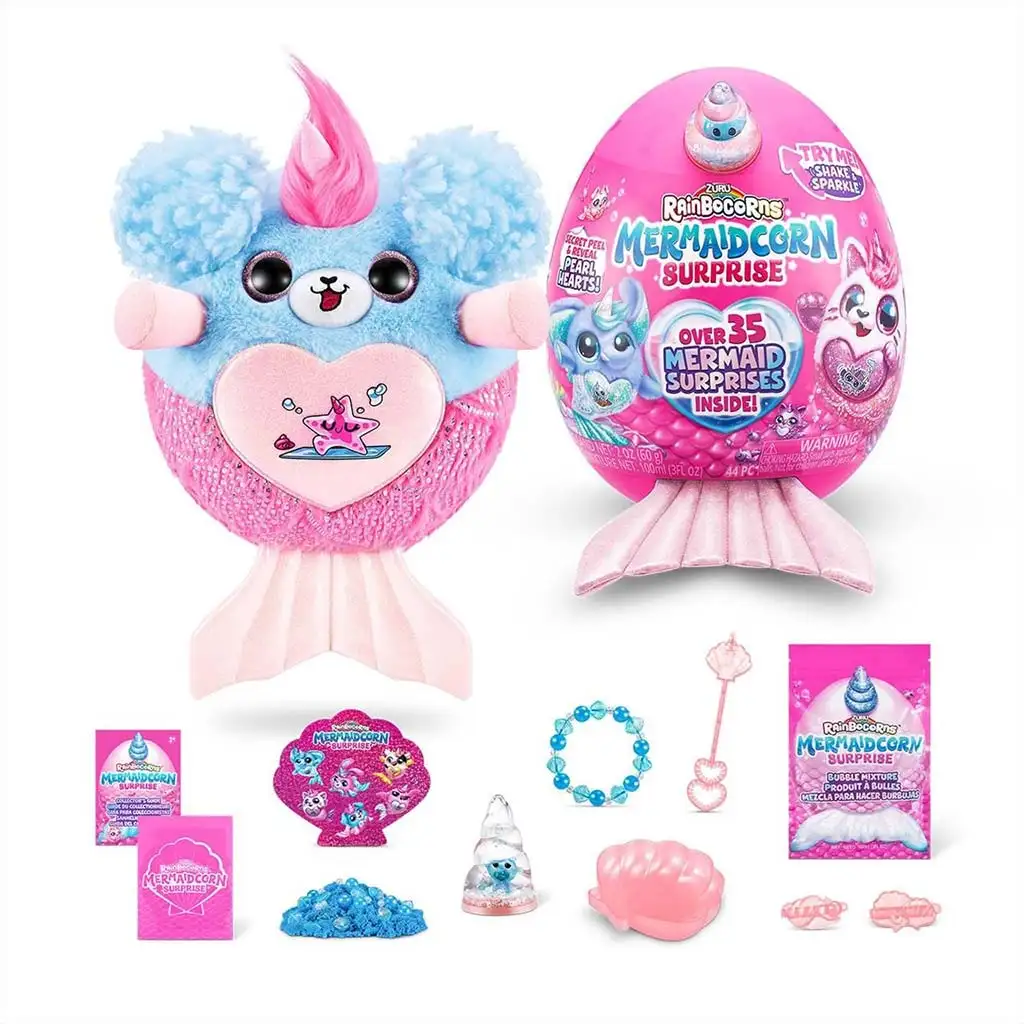 imagen de Rainbocorns: Mermaidcorn S5 Huevo sorpresa figura de peluche sellokornis en varias versiones 1ud 5