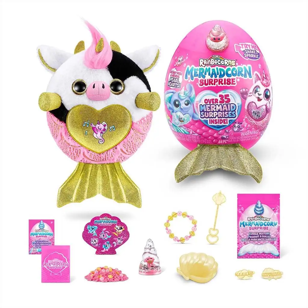 imagen de Rainbocorns: Mermaidcorn S5 Huevo sorpresa figura de peluche sellokornis en varias versiones 1ud 6
