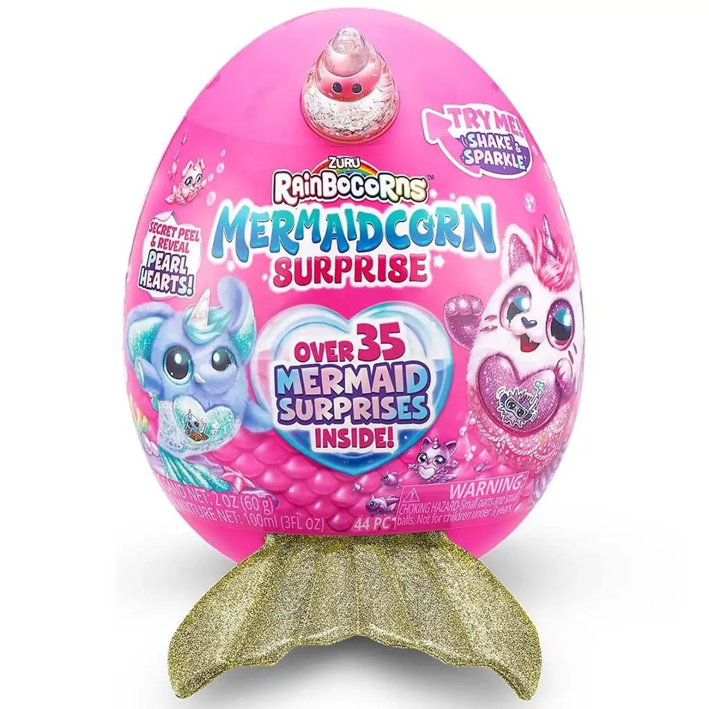 imagen de Rainbocorns: Mermaidcorn S5 Huevo sorpresa figura de peluche sellokornis en varias versiones 1ud 1