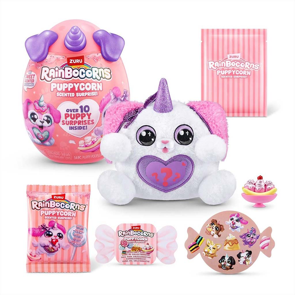 imagen de Rainbocorns: Pocket Puppycorn sorpresa perrito de peluche aromático en varias versiones 1ud 11