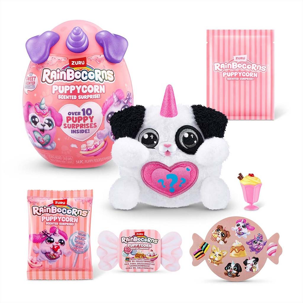 imagen de Rainbocorns: Pocket Puppycorn sorpresa perrito de peluche aromático en varias versiones 1ud 12