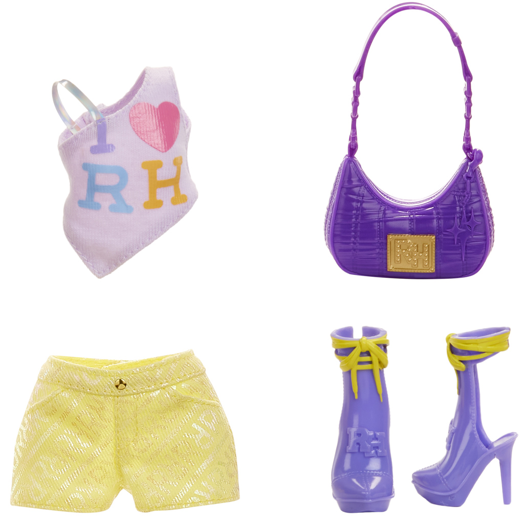 imagen de Rainbow High: Mi Estilo de Moda Violet Willow con accesorios 3