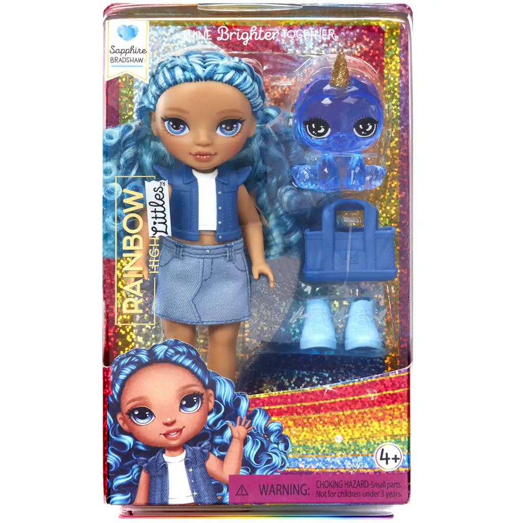 imagen de Rainbow High: Muñeca hermana Sapphire con accesorios 1