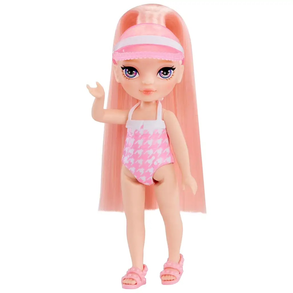 imagen de Rainbow High: Set de juego de fiesta en la piscina con la muñeca Blush Parker 3