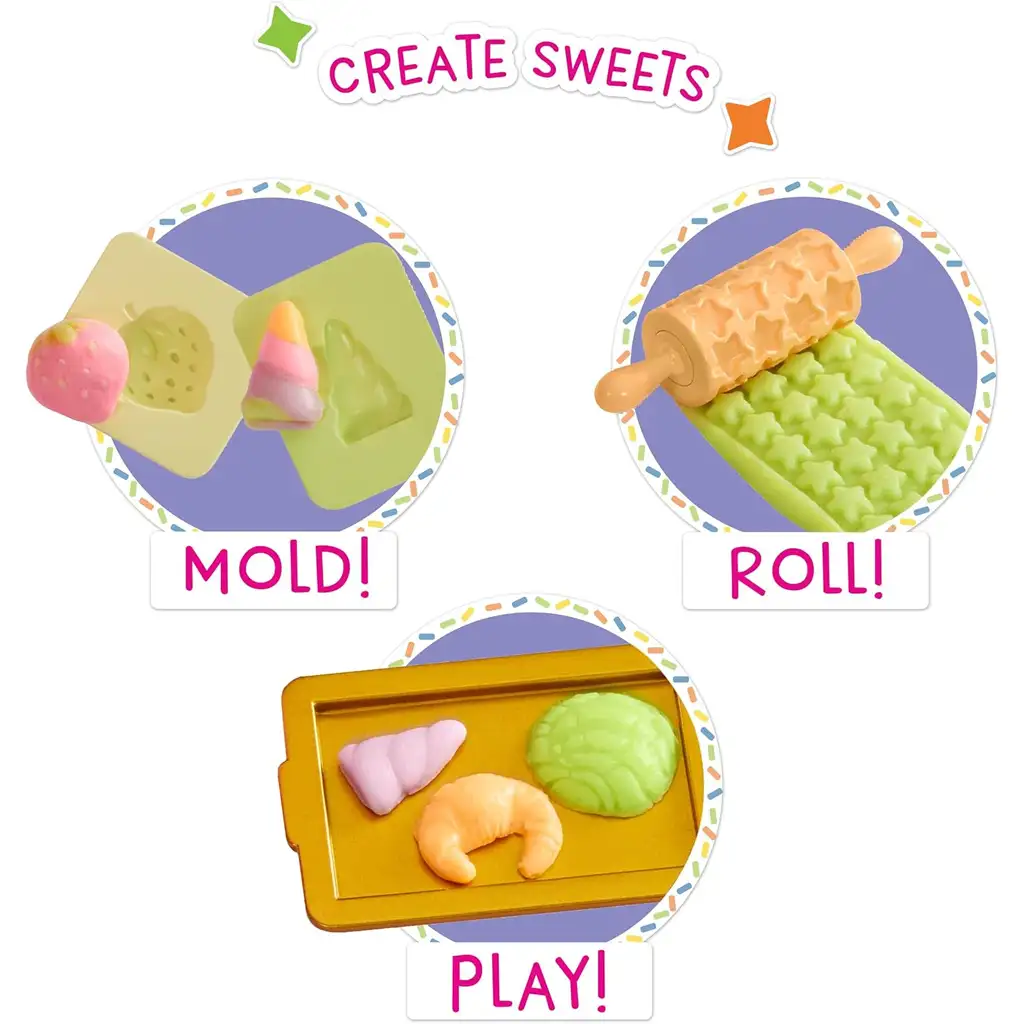 imagen de Rainbow High: Set de juego de pastelería con la muñeca Kandy Hart 3