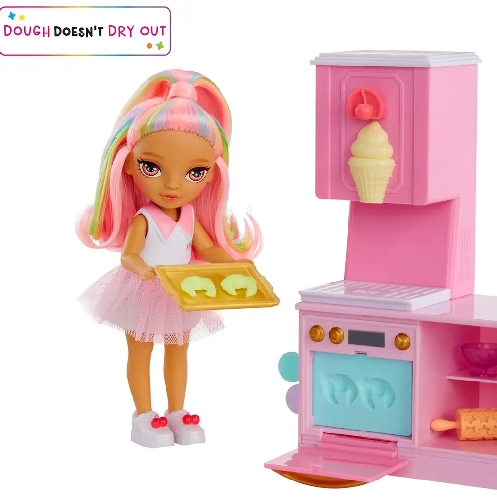 imagen de Rainbow High: Set de juego de pastelería con la muñeca Kandy Hart 4