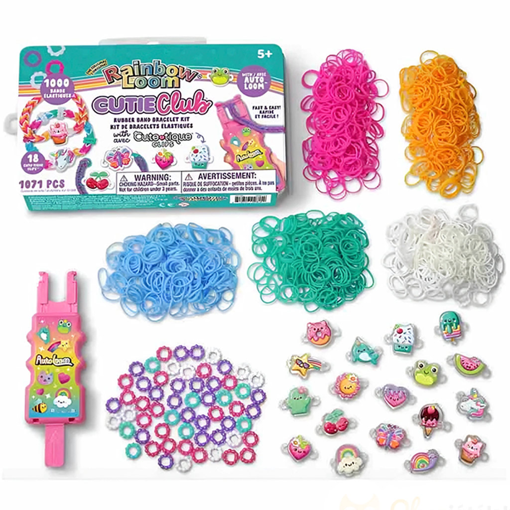 imagen de Rainbow Loom: Auto Loom – Cute-Tique kit de creación de pulseras de goma 2