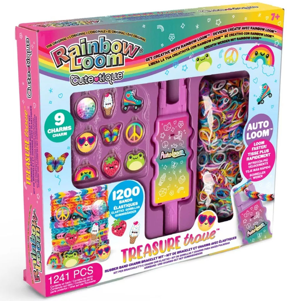 imagen de Rainbow Loom: Cute-Tique mina de tesoros de pulseras de goma 1