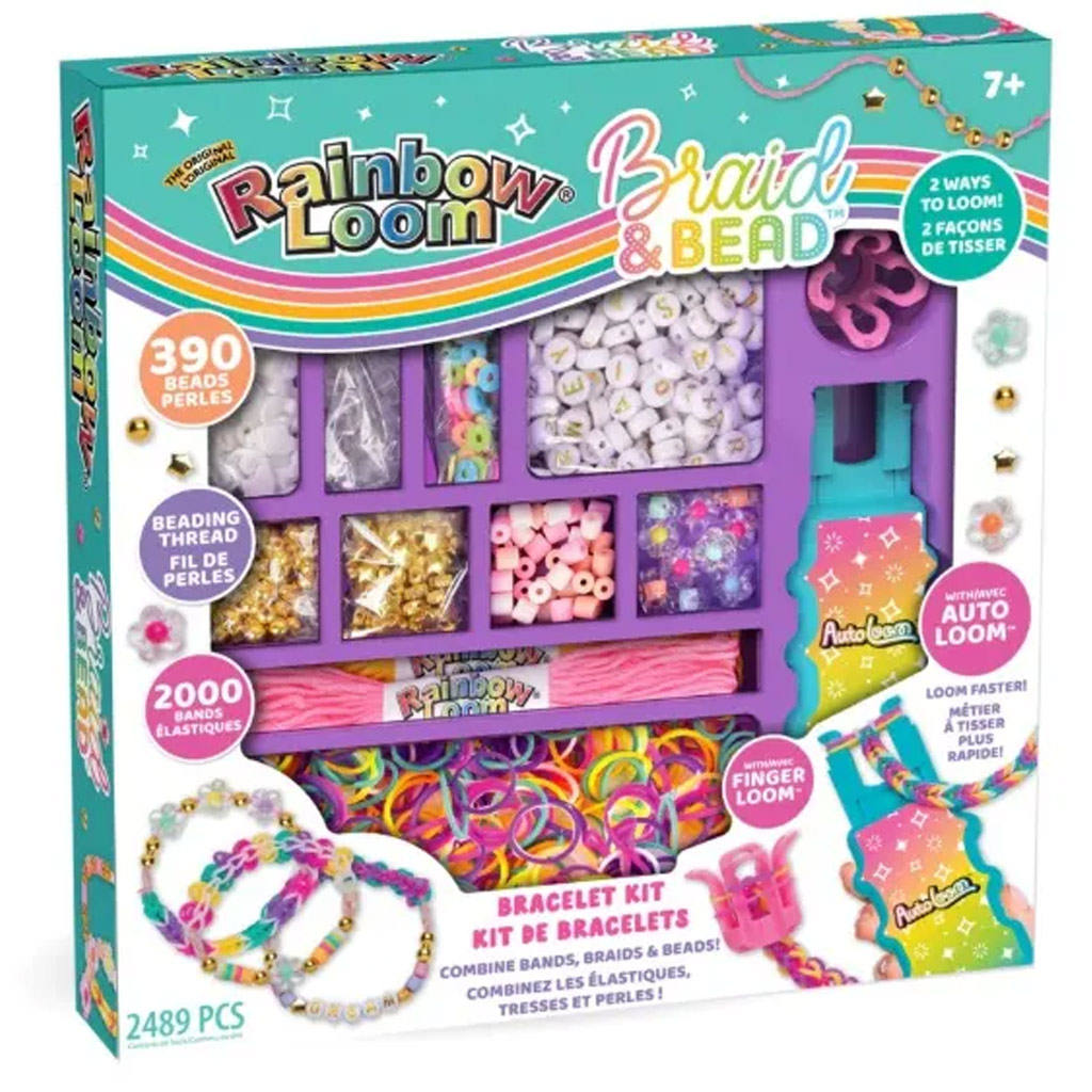 imagen de Rainbow Loom: Set de creación de pulseras Auto Loom con cuentas 1