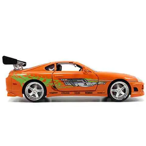 imagen de Rápido y Furioso: Figura de Brian y modelo de coche Toyota Supra 1/24 - Simba Toys 3