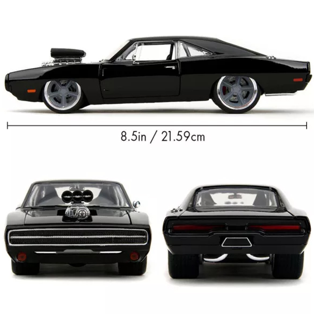 imagen de Rápido y Furioso: modelo de coche de metal 1970 Dodge Charger 1/24 - Jada Toys 4