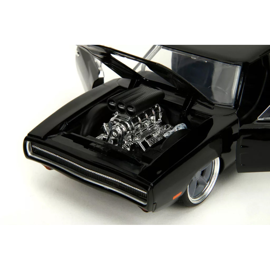 imagen de Rápido y Furioso: modelo de coche de metal 1970 Dodge Charger 1/24 - Jada Toys 5