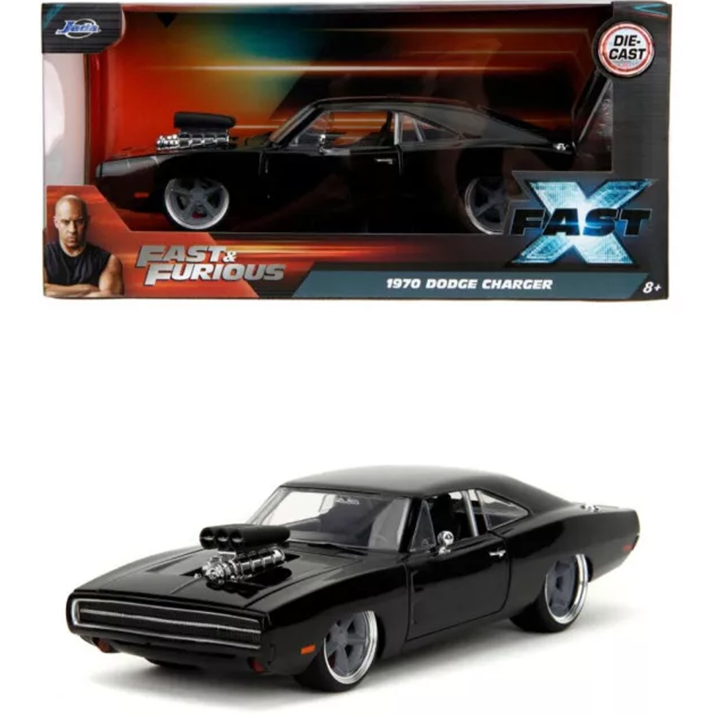 imagen de Rápido y Furioso: modelo de coche de metal 1970 Dodge Charger 1/24 - Jada Toys 1