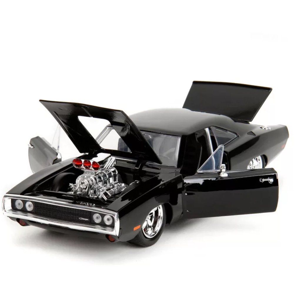 imagen de Rápido y Furioso: Modelo de coche de metal 1970 Dodge Charger con compresor 1/24 - Jada Toys 4