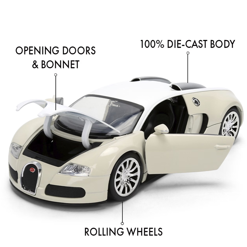 imagen de Rápido y Furioso: modelo de coche de metal Bugatti Veyron 2011 1/24 - Jada Toys 3