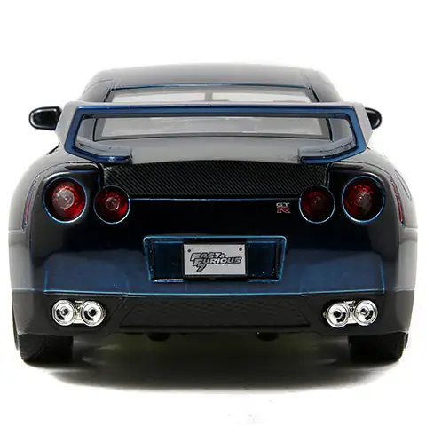 imagen de Rápido y Furioso: Nissan GT-R de Brian (R35) modelo de coche 1/24 - Simba Toys 5