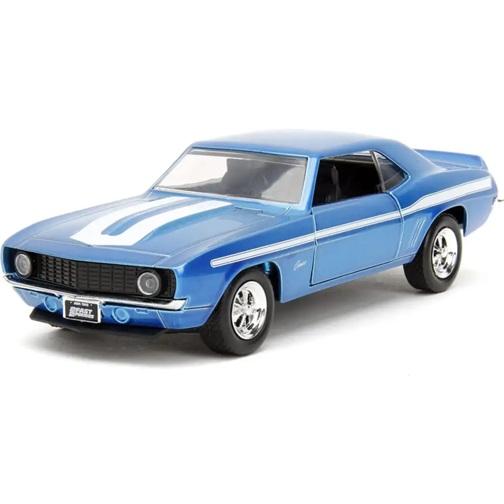 imagen de Rápido y Furioso: Paquete de 2 coches 1969 Chevrolet Camaro y 1968 Dodge Charger Widebody a escala 1/32 - Jada Toys 4