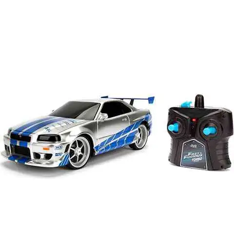 imagen de Rápido y Furioso: RC Brian's Nissan Skyline GT-R (BNR35) coche teledirigido 1/24 - Simba Toys 2