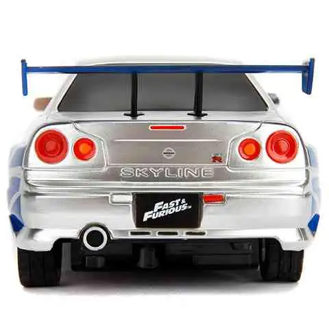 imagen de Rápido y Furioso: RC Brian's Nissan Skyline GT-R (BNR35) coche teledirigido 1/24 - Simba Toys 5