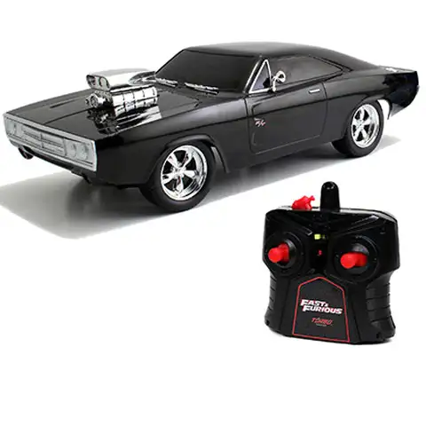 imagen de Rápido y Furioso: RC Dom's Dodge Charger R/T coche teledirigido 1/24 - Simba Toys 2